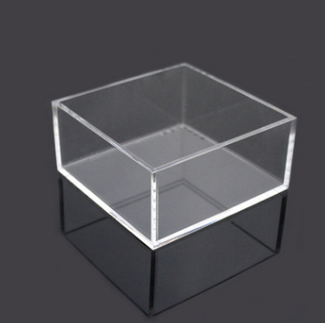 Custom clear clear acrylic storage box, 12x12 acrylic storage box