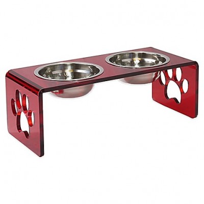 Wholesale luxury acrylic cat bowl feeder