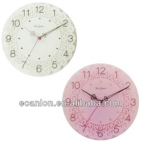 Colorful acrylic wall clock modern design for wholesale