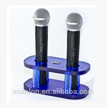 Clear customized acrylic microphone stand