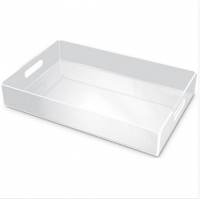 custom size  Clear acrylic serving tray