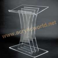 Transparent acrylic church pulpit wholesale